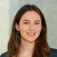 a woman with long hair