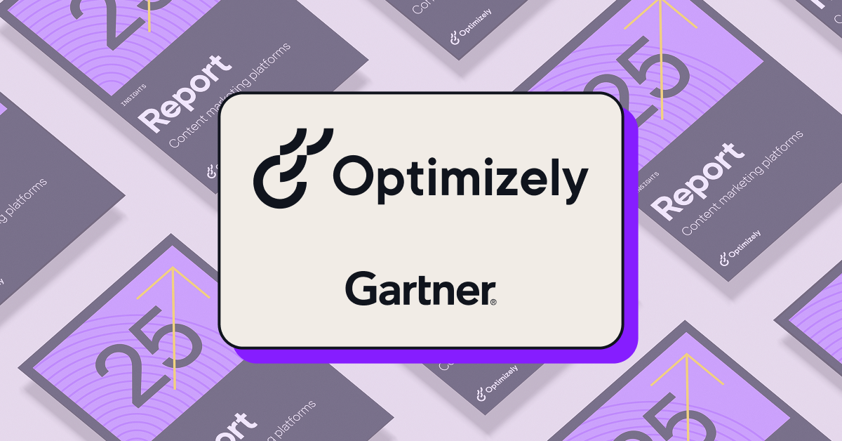 Optimizely Named as a Leader in Gartner Magic Quadrant for CMPs