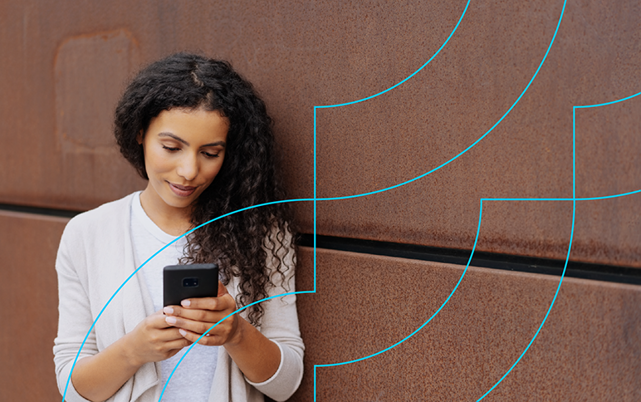 a person holding a phone