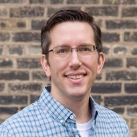 a man wearing glasses