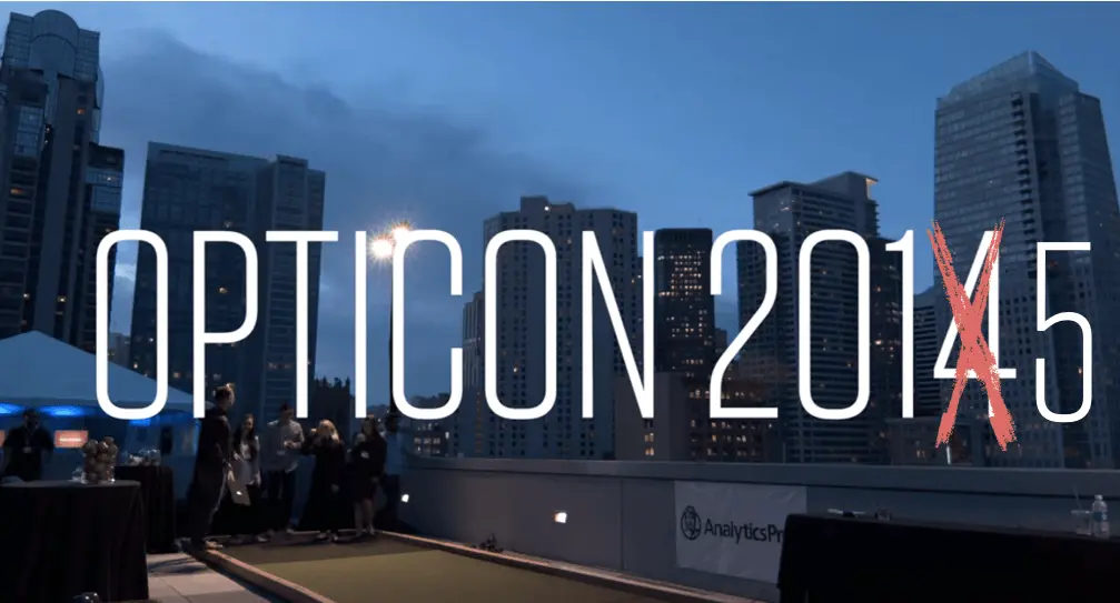 If Optimization is Your Job, Opticon is Your Conference