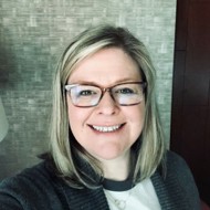 a person wearing glasses