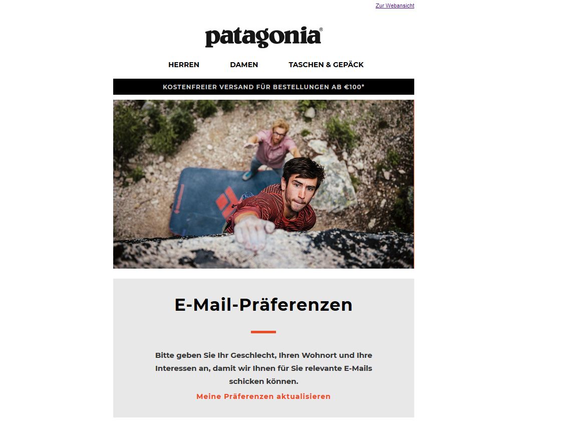 Patagonia nachprofilierung