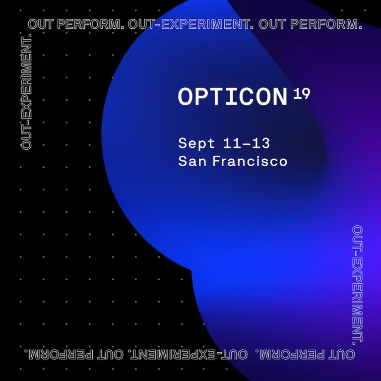 Opticon19 Out-experiement. Outperform