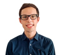 a man wearing glasses