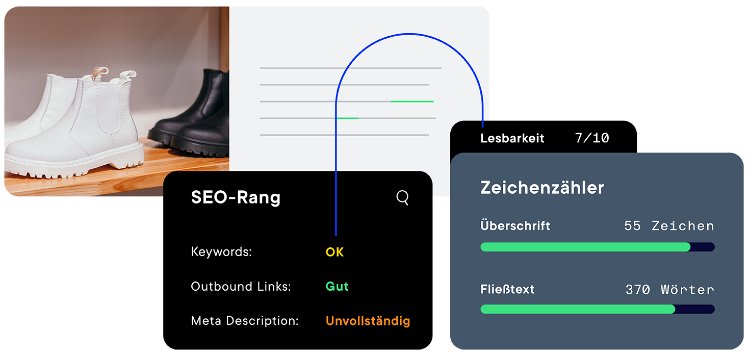 illustration zum seo boost in der opmp