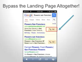 CRO hack: bypass the landing page