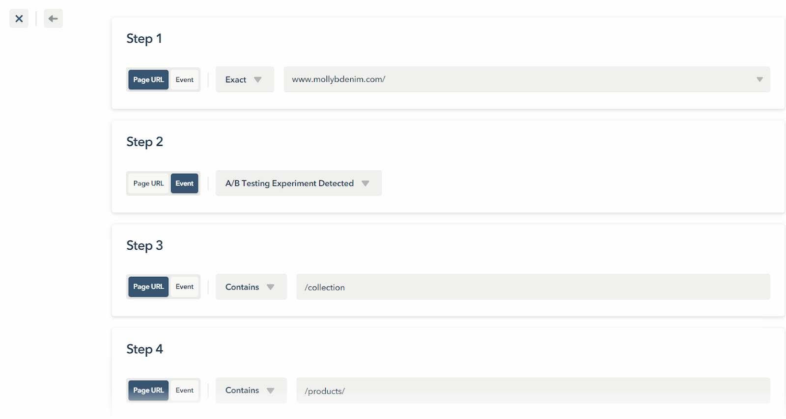 screenshot, conversion funnels