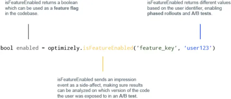 Feature Flag v AB Test Code Set-up