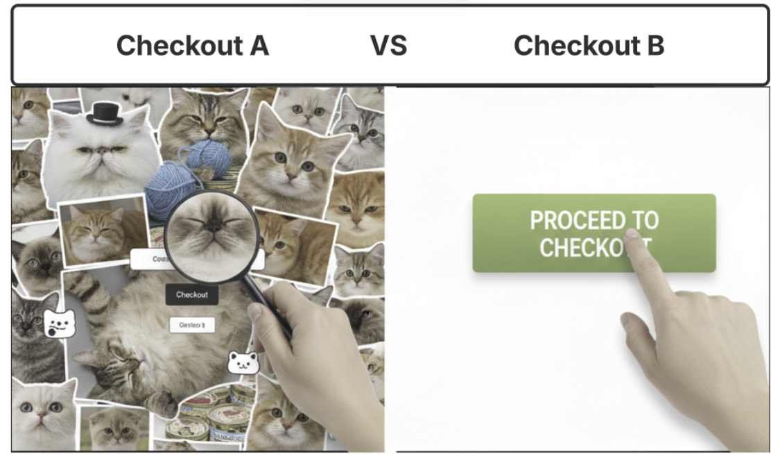 Checkout A vs B