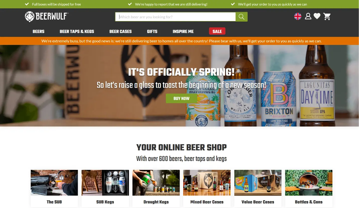 Beerwulf homepage