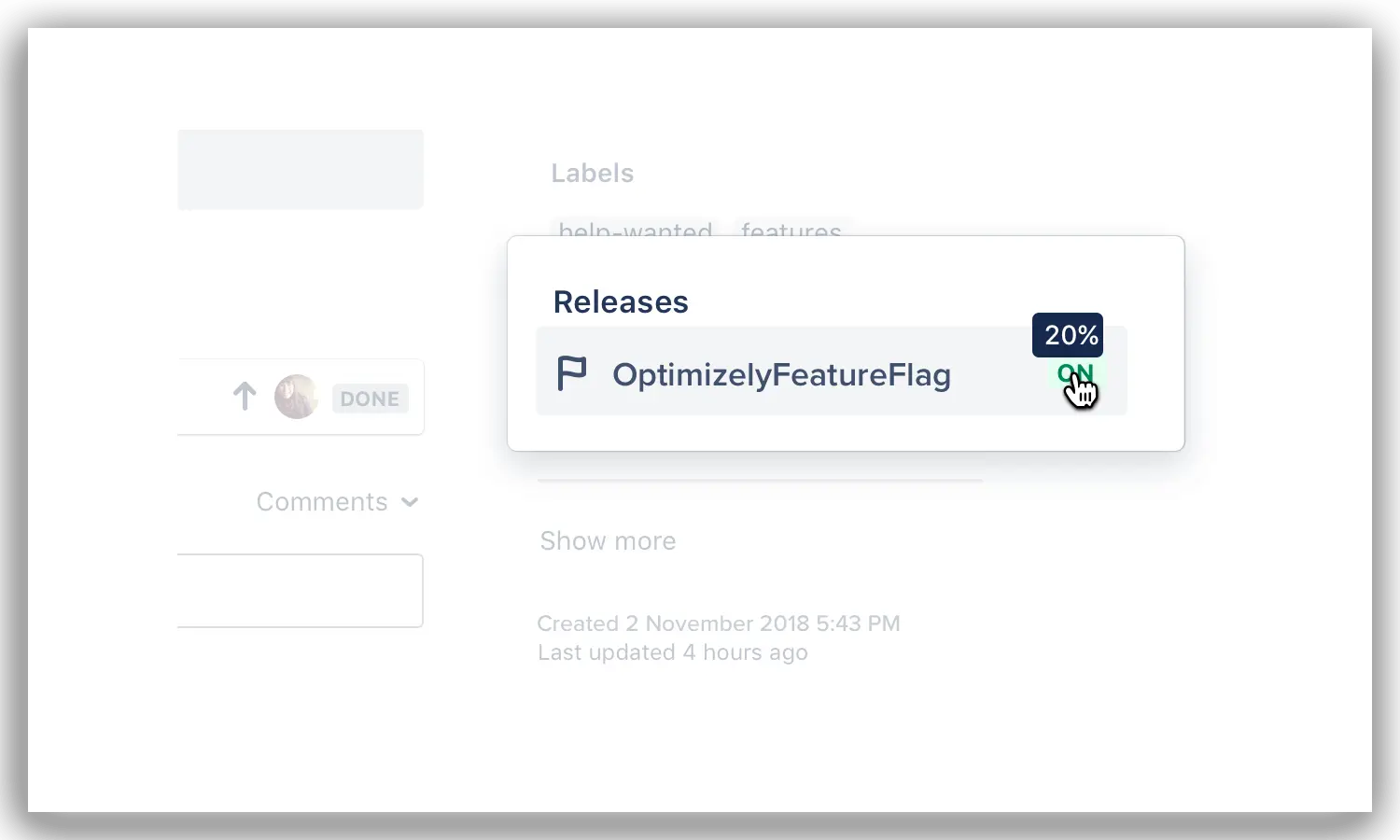 Feature flag in jira