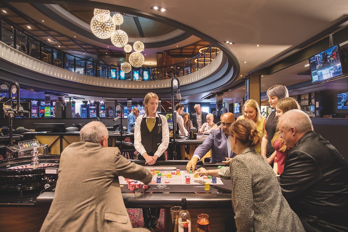 People sitting at a gaming table