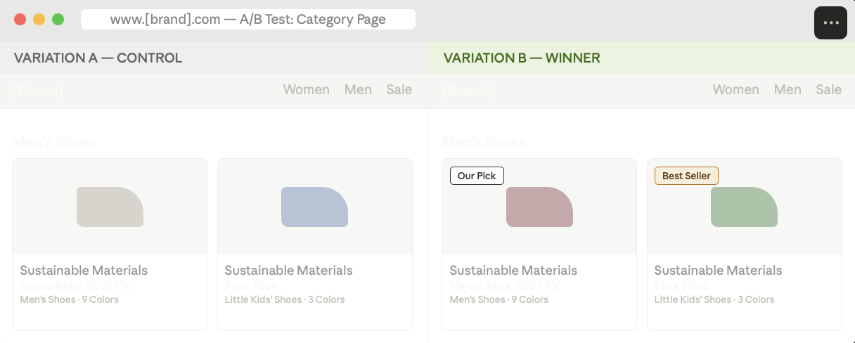 Badge overlays on images test