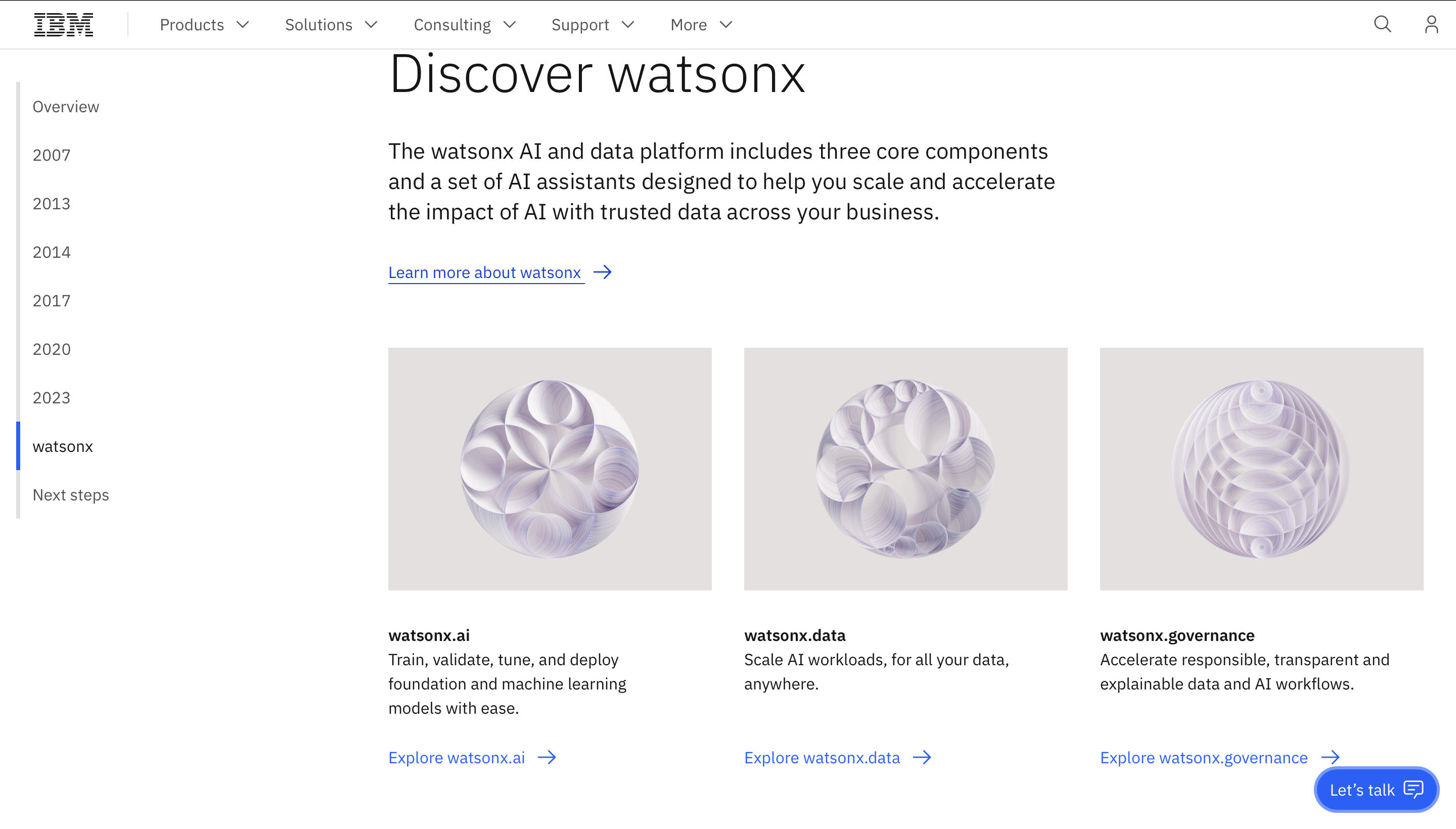 Watson AI capability image